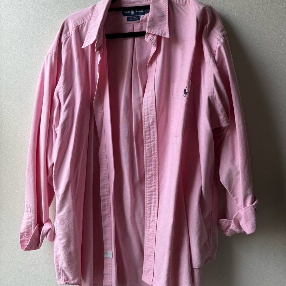 Men’s Ralph Lauren pink button down
